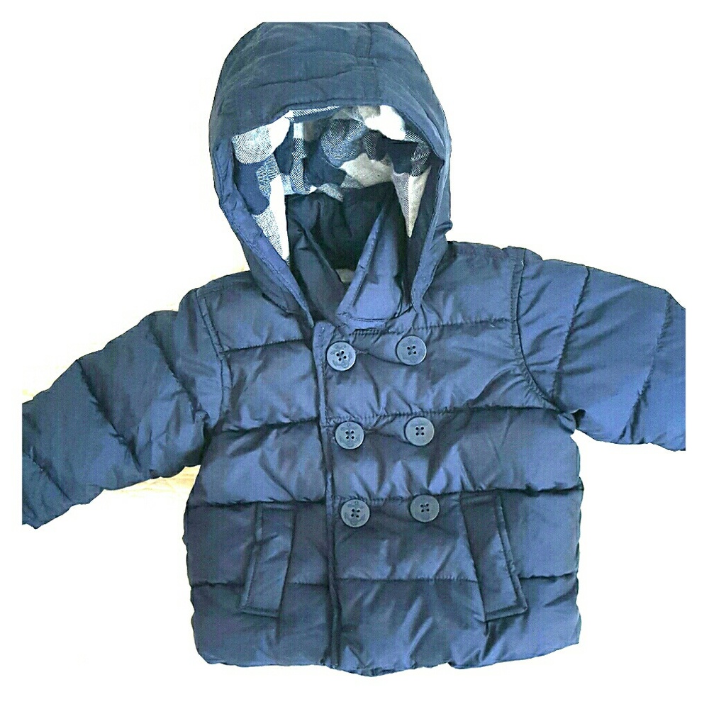 Like new! Baby Gap 6-12 months coat (navy)